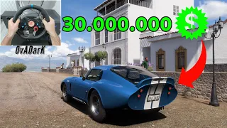 30.000.000 CR Shelby Cobra Daytona ~ Forza Horizon 5 / Steering Wheel & Shifter Logitech G29