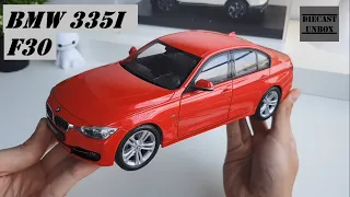 Unboxing BMW 335i f30 Welly 1/18 Diecast