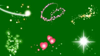 Top 10 awesome Sparklers green screen animation effects HD footages | chroma key animation effects