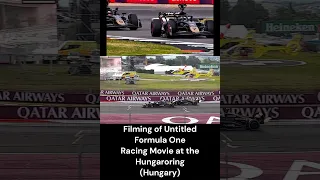 Filming of Untitled Formula One Racing Movie at the Hungaroring (Hungary, friday) #f1 #bradpitt