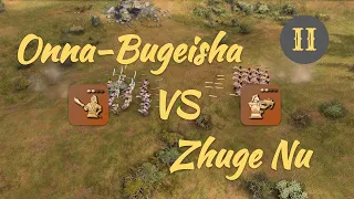 Onna-Bugeisha vs Zhuge Nu in Feudal