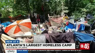 Atlanta's largest homeless camp