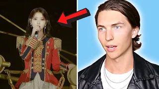 Justin Reacts to IU 'eight' Live Clip 2022 IU Concert 'The Golden Hour - Under The Orange Sun'