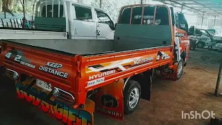 orange black Hyundai porter ll single cab