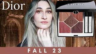 DIOR FALL 23  Makeup | Rouge Saga Eyeshadow Palette  Review with 2 LOOKS | Swatches & Demo