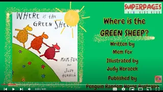 "Where is the Green Sheep?" / Read-aloud stories for and by kids / SUPERPAGES / Story No. 13