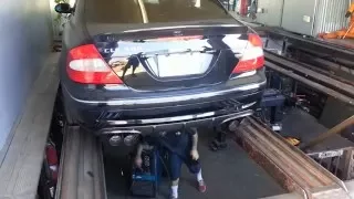 Start up clk 500 straight pipes