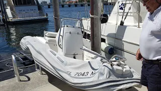 Free rib boat