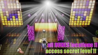 Runes! - How to get all the Runes and access secret mission. (Minecraft Dungeons ep. 16)