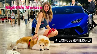 🥰MONACO NIGHTLIFE ATTRACTIVE GIRLS & SUPERCARS OCTOBER 2023 #monaco #billionaires #supercars