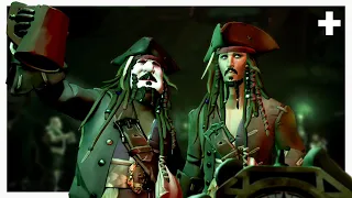 Hanging out with Jack Sparrow in Sea of Thieves