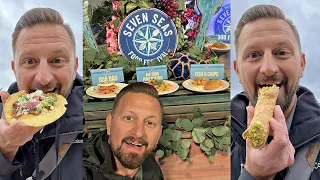 Opening Day Of Seaworld's Seven Seas Food Festival 2023! | Trying So Many Delicious Menu Items!