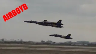 Blue Angels 1-4 Gloomy Warmup • Miramar Air Show 2023