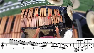 Boston Crusaders 2023 Marimba Movement 1 Transcription