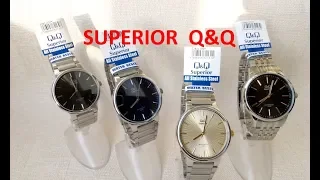 SUPERIOR Q&Q НЕРЖАВЕЮЩАЯ СТАЛЬ,  4 МОДЕЛИ