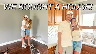 WE BOUGHT A HOUSE! | the process of buying our first home at 22! family reactions + closing day vlog