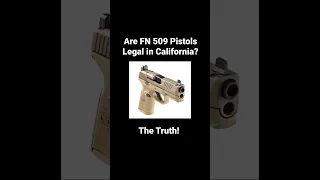 🔺Are FN 509 Handguns Legal in California? #fn509 #guns #shorts #armedsecurity