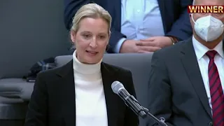 AfD: Alice Weidel Sanktionen die uns schaden und Linke Bundestag.