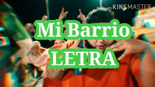 Mi Barrio (Letra) - Bo Bundy