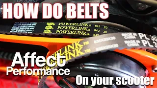 How do belts affect your CVT performance on your scooter #GY6Ruckus #ScooterBelt #CVT