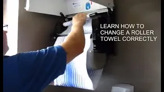 How To Change A Cabinet Roller Towel Machine Service How To Load A CRT