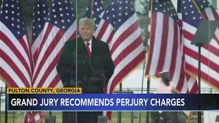 Georgia grand jury recommends perjury charges in Trump election probe, finds no 'widespread fraud'