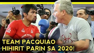 TEAM PACQUIAO GUSTONG MAKAHIRIT NG LABAN BAGO MATAPOS ANG 2020!