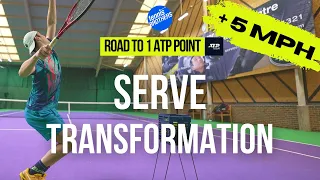 My 1 Week Serve Transformation ! | Road To 1 ATP Point - EP 7