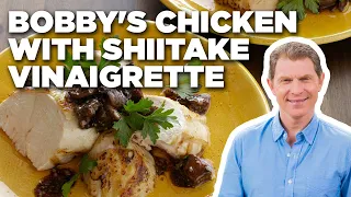 Bobby Flay's Grilled Shiitake Vinaigrette Chicken | Boy Meets Grill | Food Network