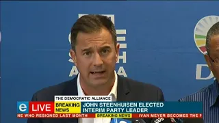 John Steenhuisen elected DA interim party leader