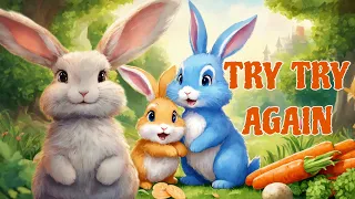 TRY TRY AGAIN | Bedtime Story with Moral | Kids learning vedio| Short English story