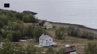 Landslide in northern Norway 3rd of June 2020