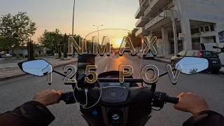 Nmax 125 22' POV 4K Highway driving during sunset