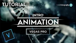 ✅  Cómo hacer MOTION GRAPHIC ANIMATION en VEGAS PRO ► INTRO para tus VÍDEOS 🤟🏼DelcaVideography