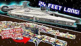 See How This LEGO Star Wars Light Cruiser Was Built,  IT'S HUGE!