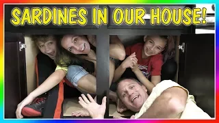 SARDINES IN OUR HOUSE! | HIDE AND SEEK | We Are The Davises