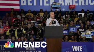 Biden Makes His Closing Pitch To Voters Monday Night