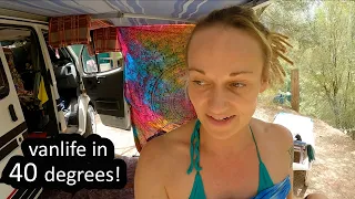 CRAZY HEAT for VAN LIFE - HEAT WAVE in SOUTHERN EUROPE (Andalucia, Spain)