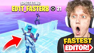 I Spectated the NEW Fastest Editor in Fortnite... (he's UNDERRATED!)