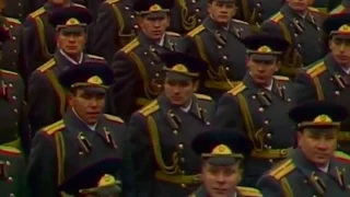 I put some Bee Gees music over Soviet troops marching