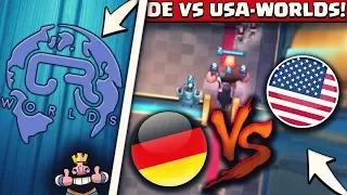 USA vs GERMANY! | CLASH ROYALE WORLDS QUARTERFINAL! | Clash Royale Deutsch