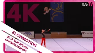 Lytvynets, Ostapenko - Ukraine - Mixed pair - Junior all-around final - European Championship 2015