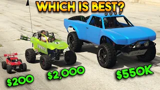 GTA 5 ONLINE : RC TRUCK VS TOY TRUCK VS TROPHY TRUCK