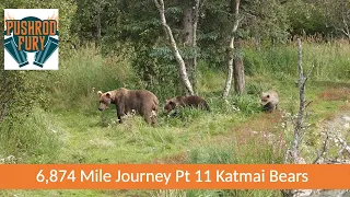 6874 Mile Journey - Pt 11 Katmai Bears - Crossing North America by Motorcycle