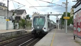 MI09 et Z26500 : A la gare de Maisons Laffitte