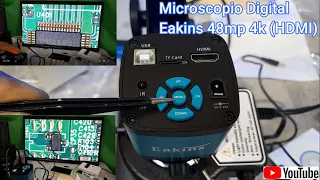 Microscopio Digital Eakins 48mp 4k (HDMI) unboxing👈Funciones y Manejo Paso a Paso [REVIEW] ✅Parte #2