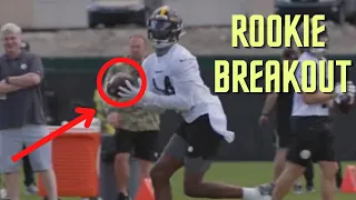 George Pickens BREAKING OUT! OTAs Mini Camp Pittsburgh Steelers - Dynasty Fantasy Football 2022