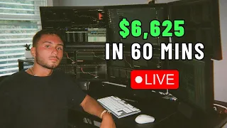 LIVE TRADING - $6,625 Profit Trading Futures