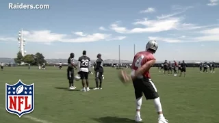 Derek Carr Throws Perfect Behind-the-Back Pass | NFL