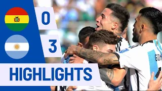 Argentina vs Bolivia [3-0] | All Goals & Extended Resumen Highlights 2023